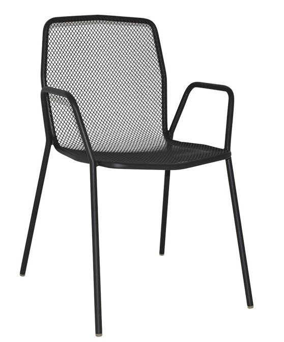Arm Chair Trevi Bridge Anthracite | In Stock | Nufurn Commercial Furniture 
