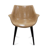 Nufurn Archer Tub Chair for Restaurant Dining and Lounge Seating in Hotels, Pubs, Clubs & Restaurants.  Synthetic leather and timber legs
