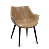 Nufurn Archer Tub Chair for Restaurant Dining and Lounge Seating in Hotels, Pubs, Clubs & Restaurants.  Synthetic leather and timber legs