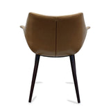 Nufurn Archer Tub Chair for Restaurant Dining and Lounge Seating in Hotels, Pubs, Clubs & Restaurants.  Synthetic leather and timber legs