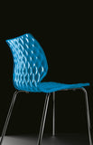 Uni 550 Stackable Outdoor Restaurant Dining Chair by et al. Metalmobil Hotel Room Chair