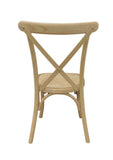 Athena Two Cross Back Chair - Rattan Seat | Nufurn Commercial Furniture 