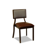 Avila Restaurant Chair: Aluminium Wood Look : Nufurn Plus Range - Nufurn Commercial Furniture