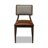 Avila Restaurant Chair: Aluminium Wood Look : Nufurn Plus Range - Nufurn Commercial Furniture