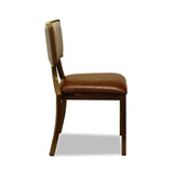 Avila Restaurant Chair: Aluminium Wood Look : Nufurn Plus Range - Nufurn Commercial Furniture