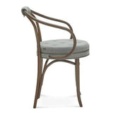 bon uno arm chair b-9/2 upholstered bentwood