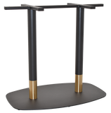 Base Table Arc/Tivoli 800mm X 500mm Black Brass Collar | Buy Online