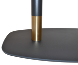 Base Table Arc/Tivoli 800mm X 500mm Black Brass Collar | Buy Online