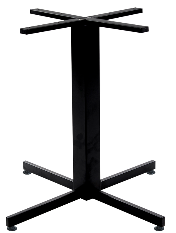 Base Table Lisboa 800mm Black | In Stock | Nufurn Commercial Furniture 