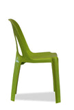 Nufurn Barrel Plastic Stacking Chair - Lime Green