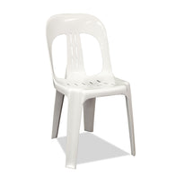 Barrel - Plastic Stacking Chairs - White - Nufurn Commercial Furniture