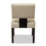 Bergamo Restaurant Dining Chair: Aluminium Wood Look - Nufurn Commercial Furniture