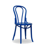 Nufurn Commercial Furniture Restaurant & Cafe Dining Chair - Paged Meble A-1840 Bentwood Side Chair - Blue Enamel