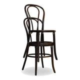 Nufurn Commercial Furniture Paged A-1845 Stacking Bentwood Side Chair for Restaurants, Cafes, Functions and Party Hire.  Wenge 086