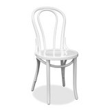 Nufurn Commercial Furniture Restaurant & Cafe Dining Chair - Paged Meble A-1840 Bentwood Side Chair - White Enamel