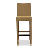 Bondi Outdoor Barstool in Taupe.  Synthetic Rattan seating for hotels, resorts, clubs, pubs & restaurants.