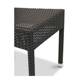 Nufurn Bondi Side Chair in Dark Brown.  Synthetic Rattan Outdoor Dining Chair for Hotels, Resorts, Clubs, Pubs & Restaurants