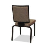CBD 19-3 Lowback Restaurant Chair : Aluminium Wood Look - Nufurn Commercial Furniture