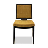CBD 19 Lowback Restaurant Chair : Aluminium Wood Look - Nufurn Commercial Furniture