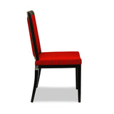 CBD 21 Highback Restaurant Chair : Aluminium Wood Look - Nufurn Commercial Furniture