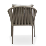 Rope Woven Back Outdoor Lounge - Coco