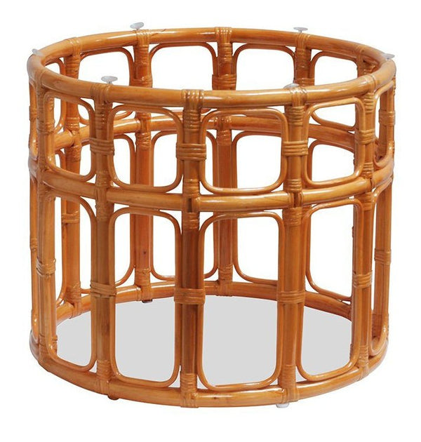 Cancun Natural Cane Coffee Table - Round | Nufurn Commercial Furniture 