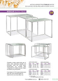 Nufurn Chameleon Hotel Banquet Nesting Buffet, Display & Presentation Tables