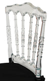 Nufurn Cheltenham Chair Polycarbonate Clear Tiffany and Chiavari Style Resin Stacking Event Chair