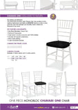 Chiavari ONE Chair  Tiffany Resin Stacking Event Chair - Nufurn Commercial Furniture