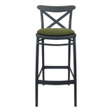 Cross Back Bar Stools | In Stock