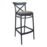 Cross Back Bar Stools | In Stock