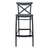 Cross Back Bar Stools | In Stock