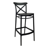 Cross Back Bar Stools | In Stock
