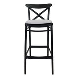 Cross Back Bar Stools | In Stock