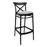 Cross Back Bar Stools | In Stock