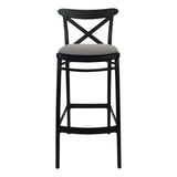 Cross Back Bar Stools | In Stock