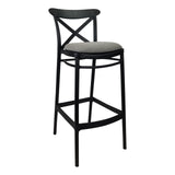 Cross Back Bar Stools | In Stock