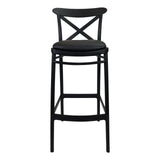 Cross Back Bar Stools | In Stock
