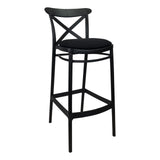 Cross Back Bar Stools | In Stock