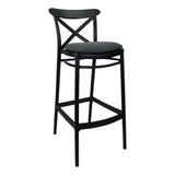 Cross Back Bar Stools | In Stock