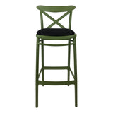Cross Back Bar Stools | In Stock