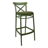 Cross Back Bar Stools | In Stock