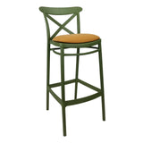 Cross Back Bar Stools | In Stock