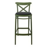 Cross Back Bar Stools | In Stock