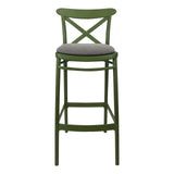 Cross Back Bar Stools | In Stock