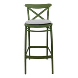 Cross Back Bar Stools | In Stock