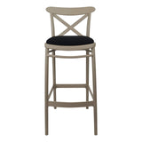 Cross Back Bar Stools | In Stock