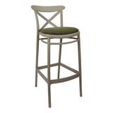 Cross Back Bar Stools | In Stock