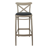 Cross Back Bar Stools | In Stock