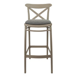 Cross Back Bar Stools | In Stock